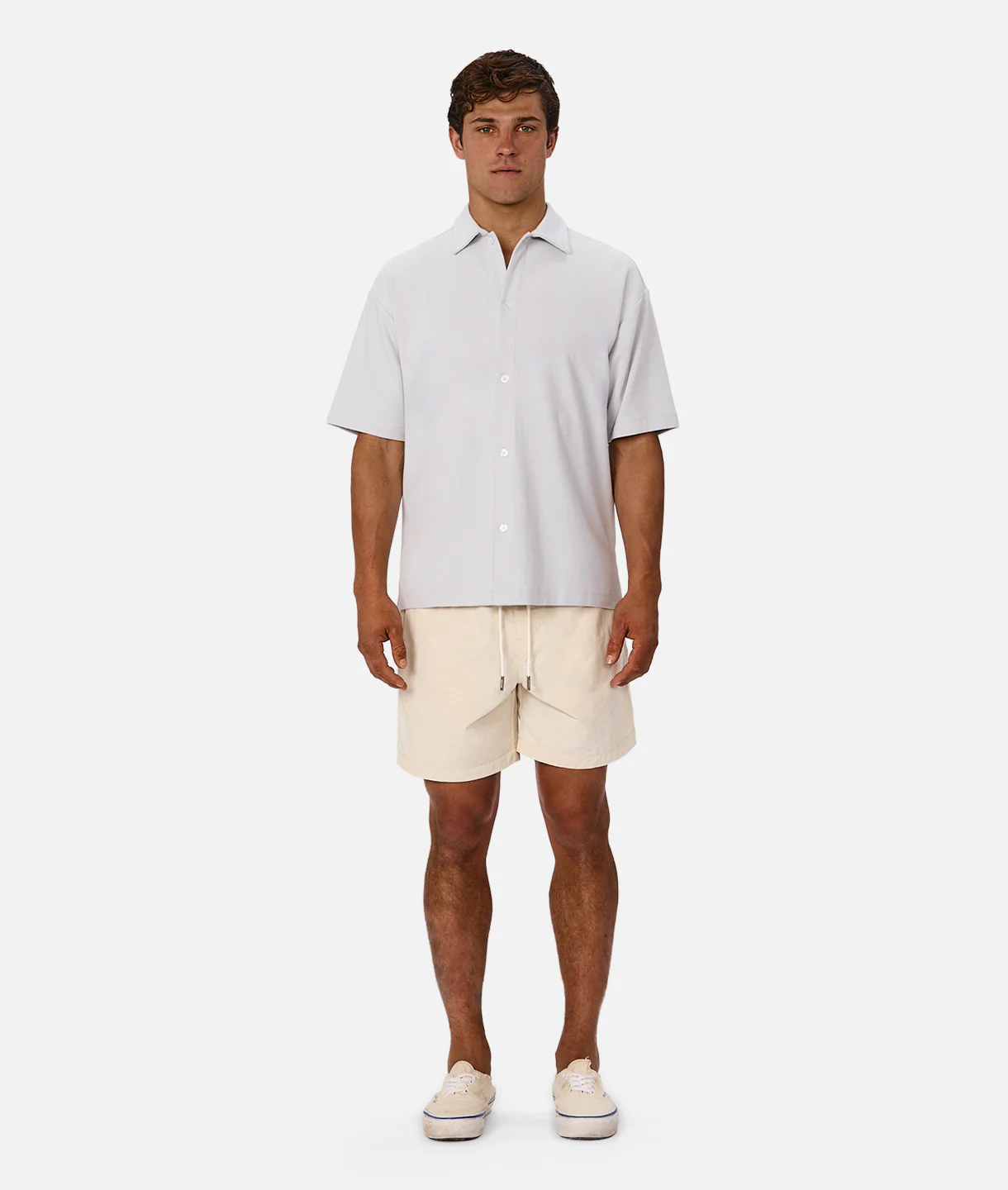 The Mercer Short Sleeve Shirt - Cloud