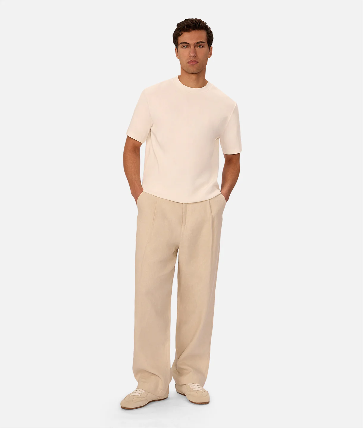 The Miles T-Shirt - Cream