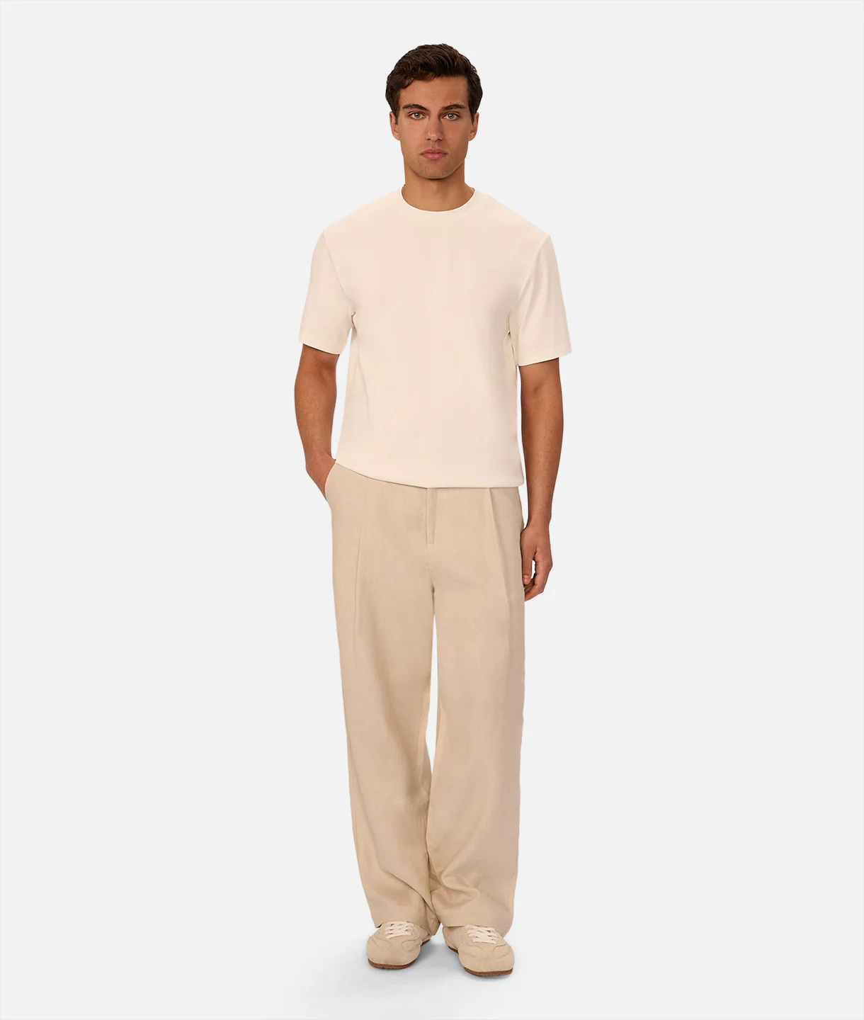 The Miles T-Shirt - Cream
