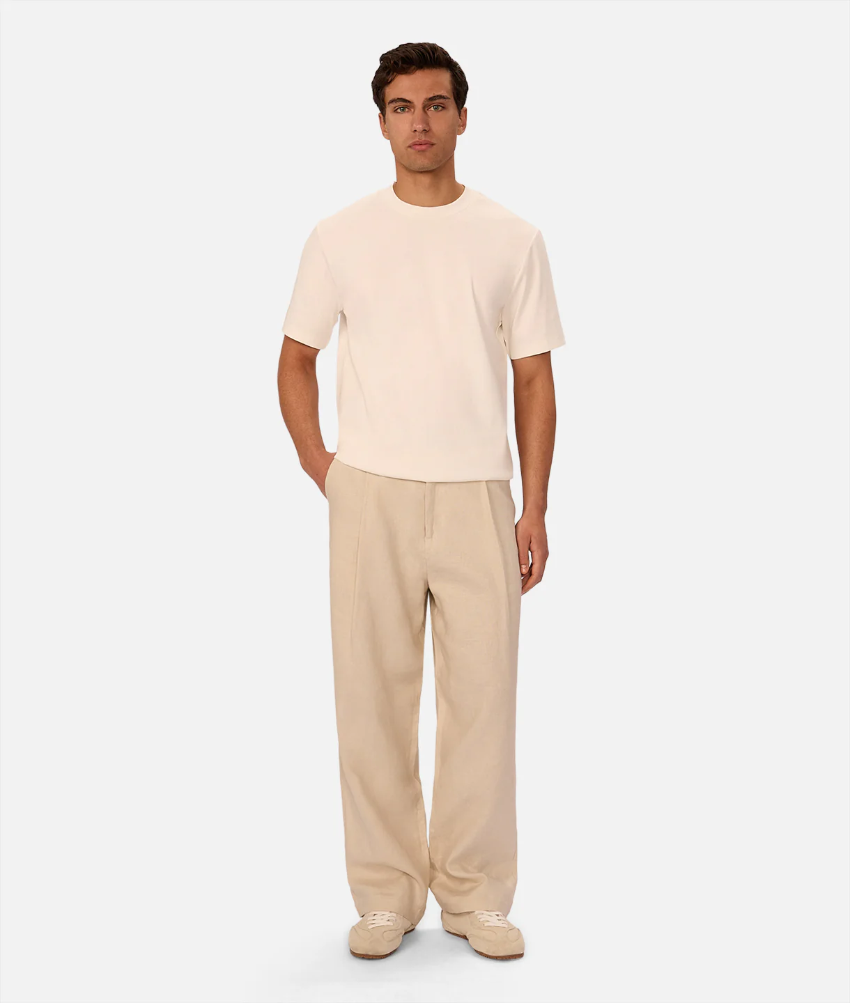 The Miles T-Shirt - Cream