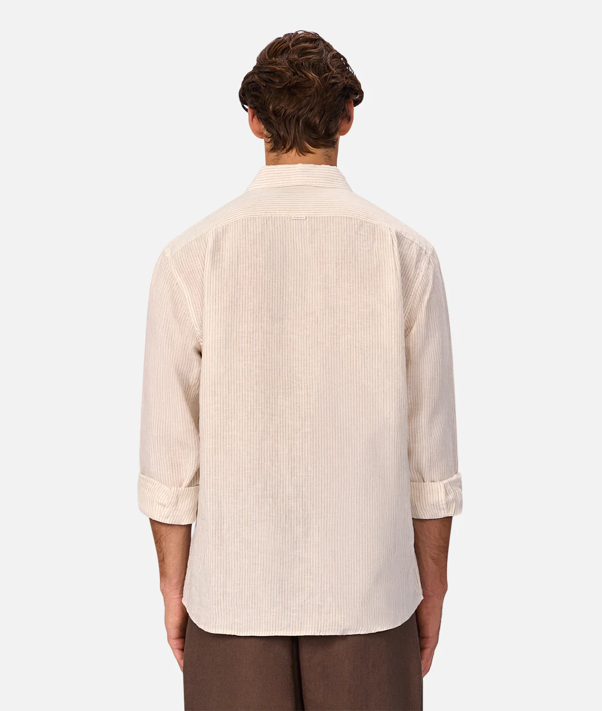 The Monaco Long Sleeve Shirt - Cream / Beige