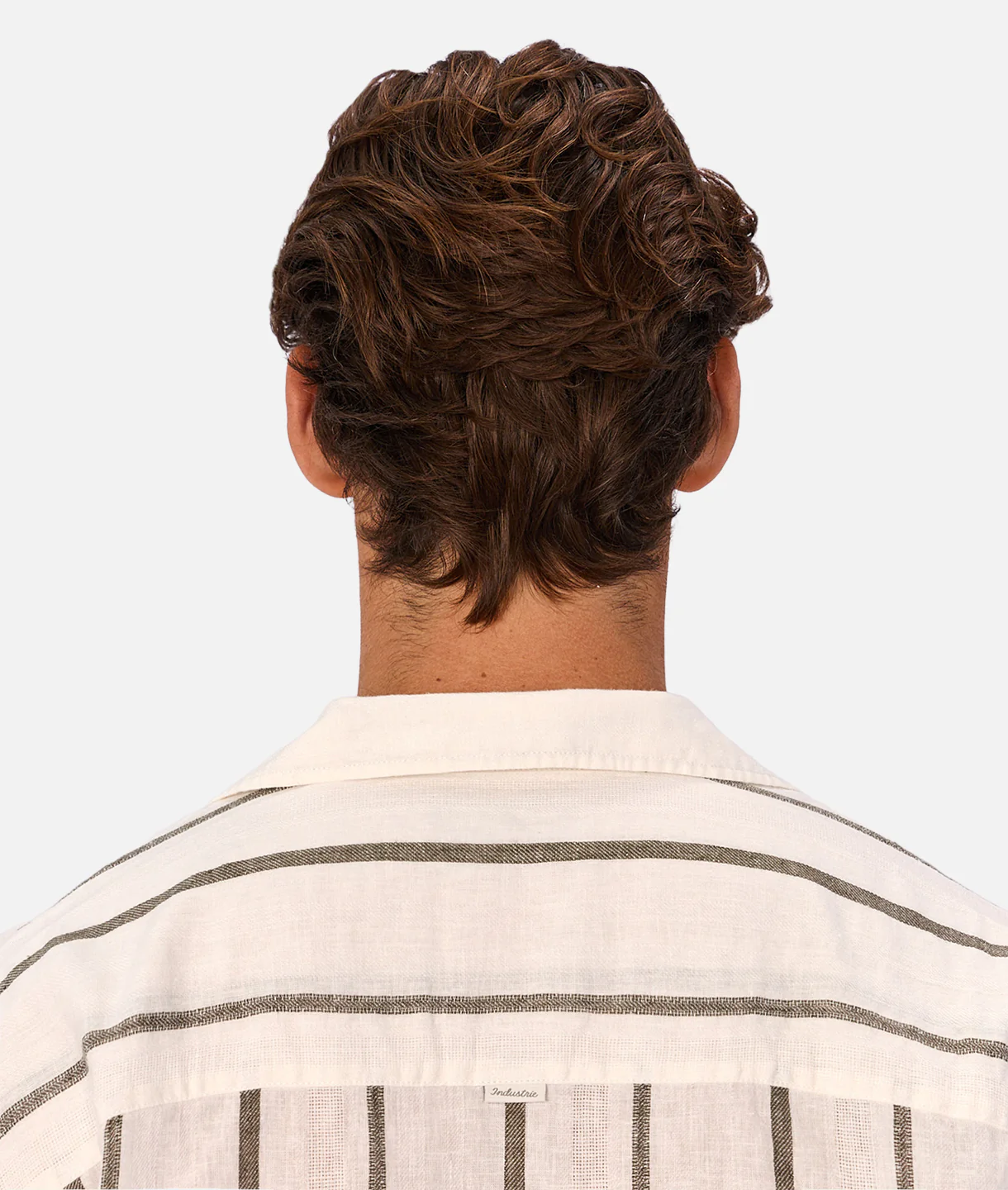 The Mulholland Short Sleeve Shirt - Off White / Olive