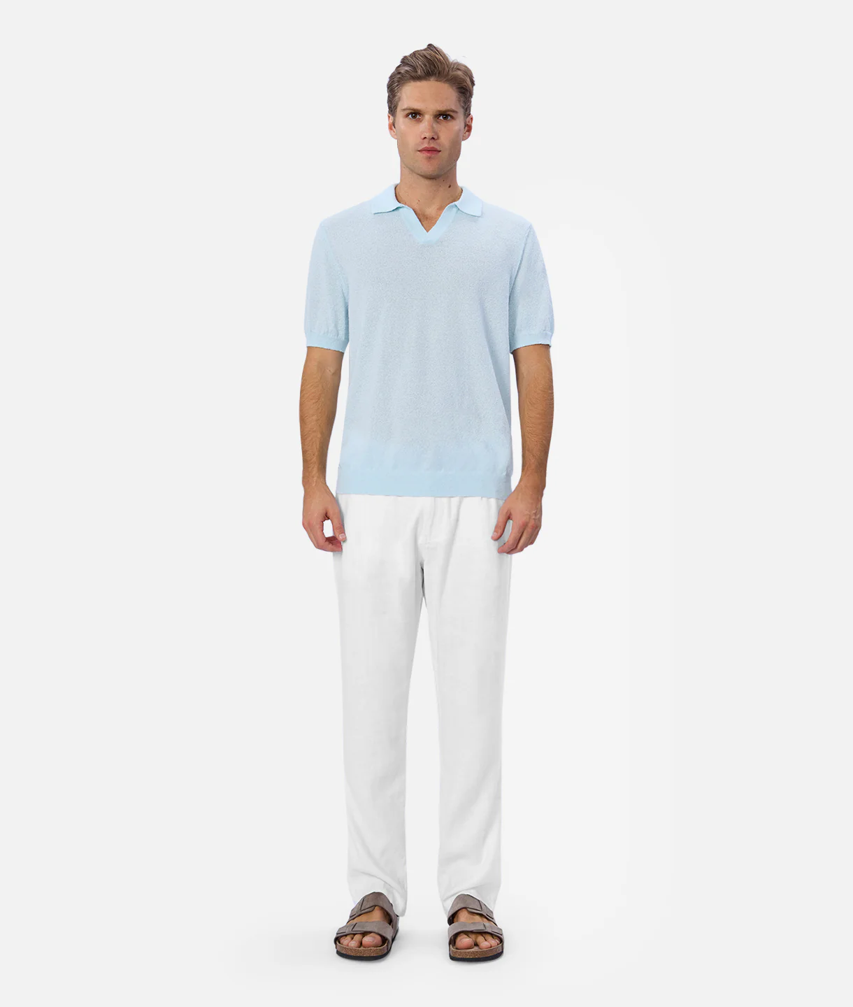 The New Capri Linen Pant - YD White