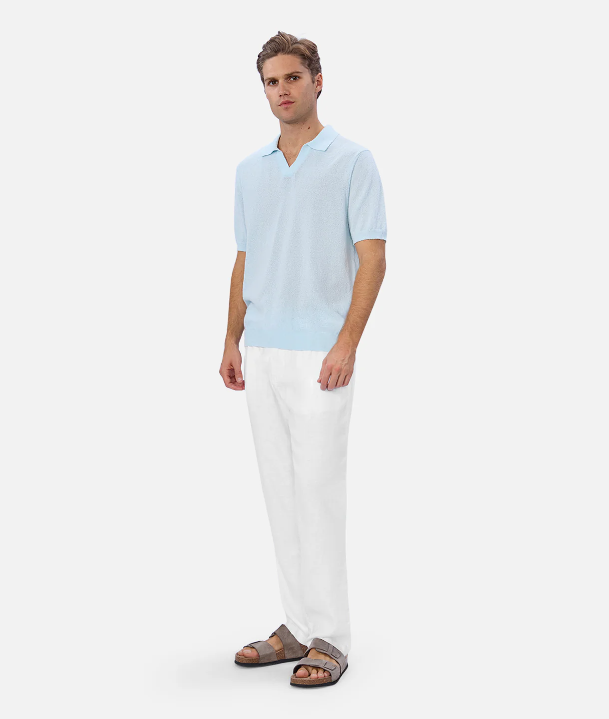 The New Capri Linen Pant - YD White