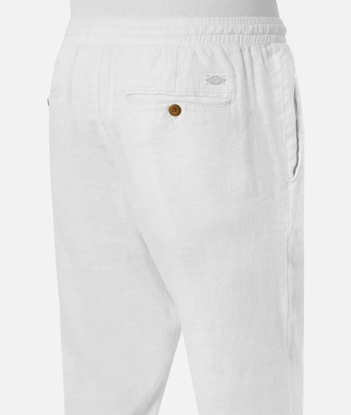 The New Capri Linen Pant - YD White