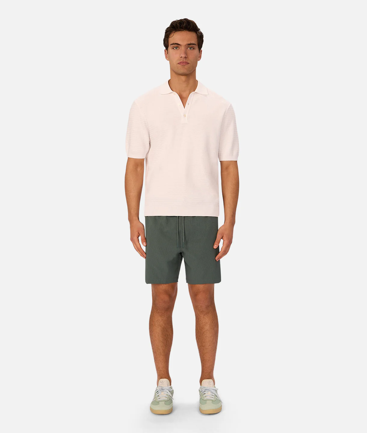 The New Seersucker Swim Short - Marine