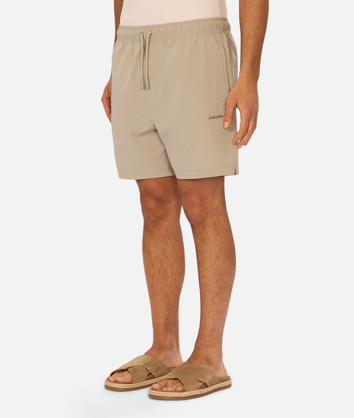 The New Seersucker Swim Short - Willow Green