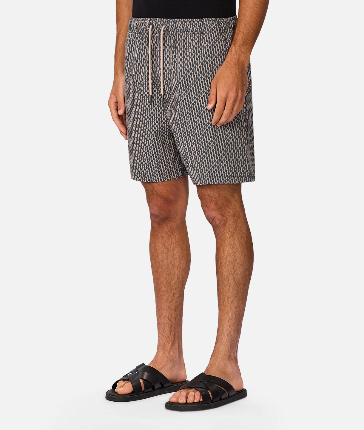 The Savanna Swim Short - Navy/Multi