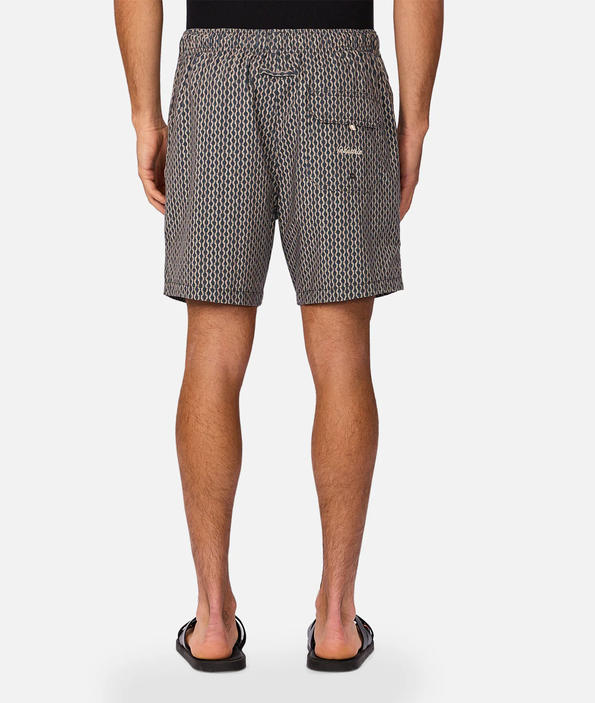 The Savanna Swim Short - Navy/Multi