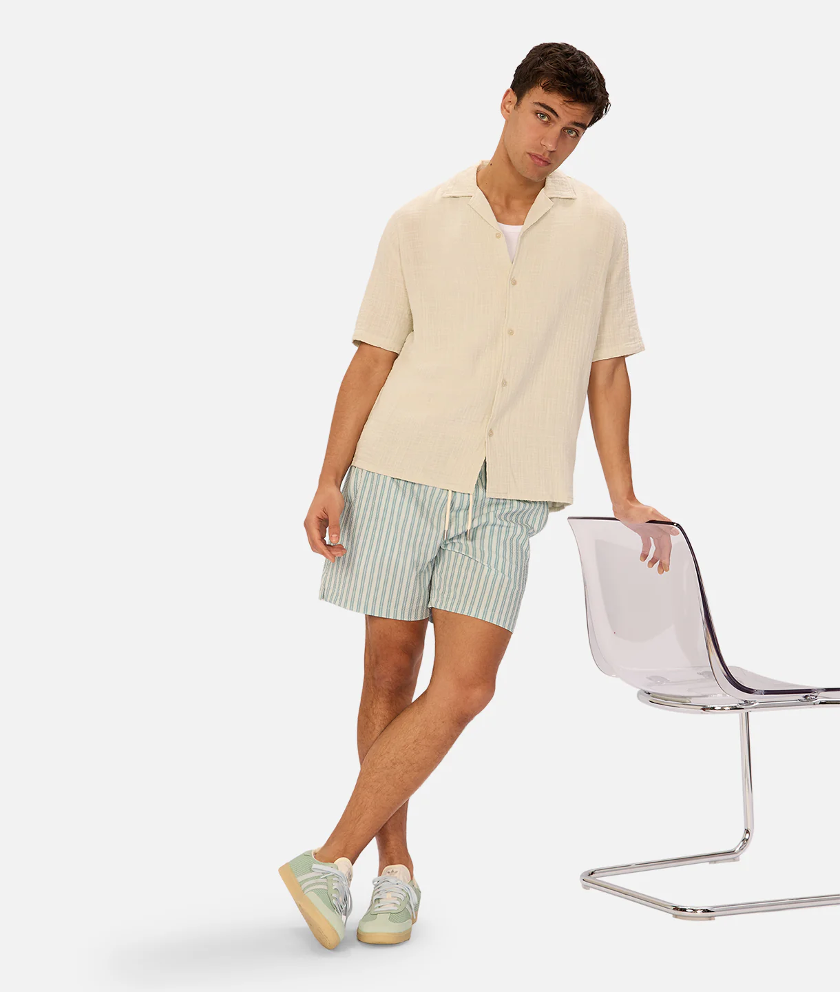 The Seguro Short Sleeve Shirt - Duck Egg
