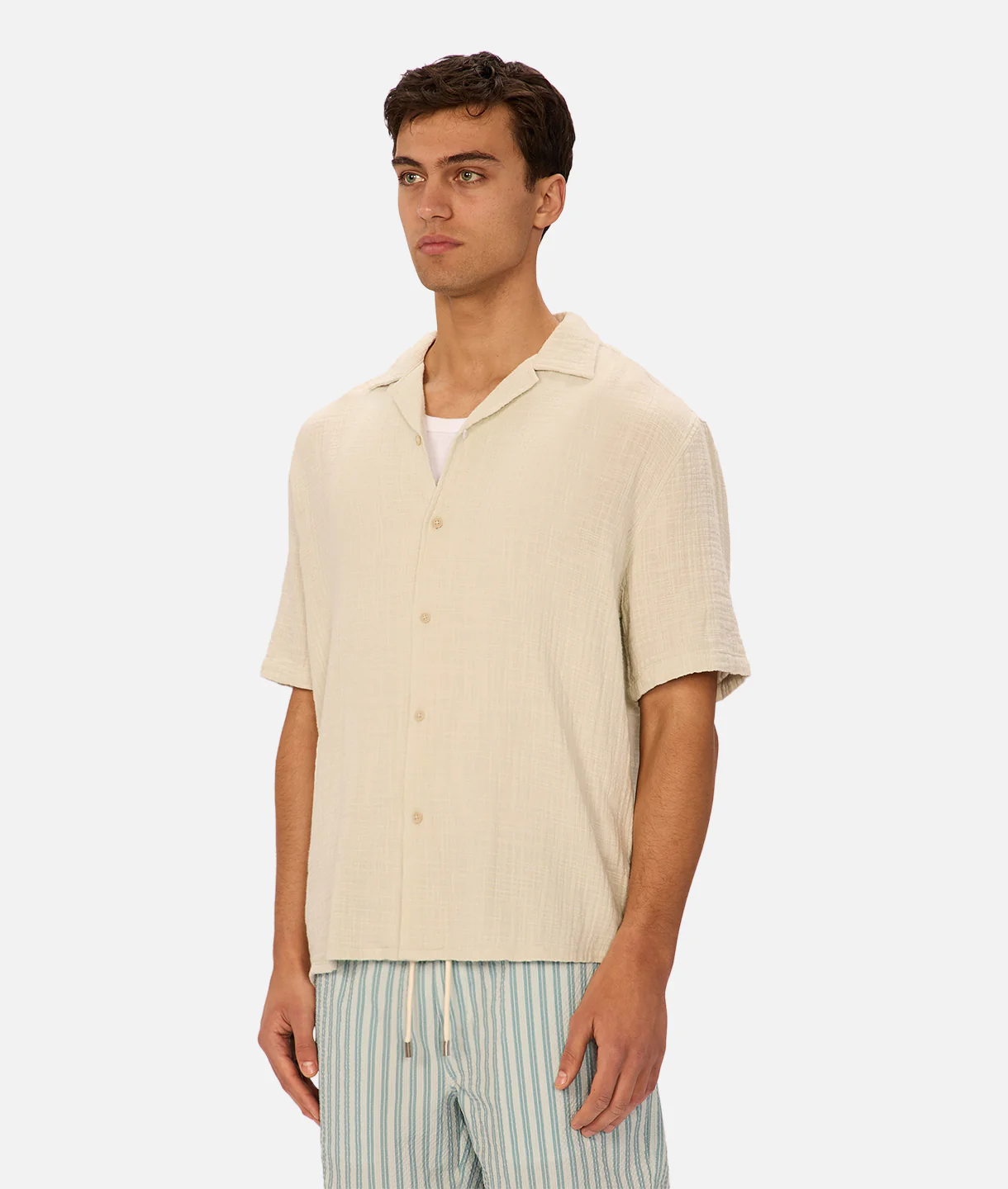 The Seguro Short Sleeve Shirt - Duck Egg