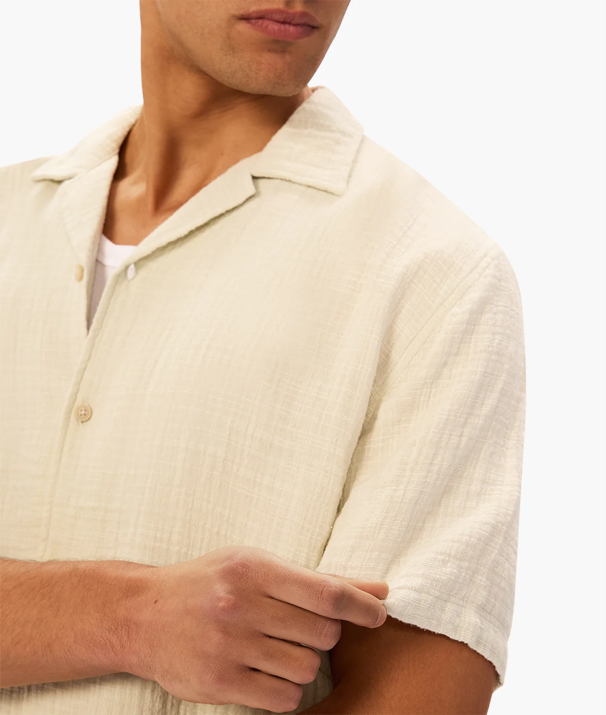 The Seguro Short Sleeve Shirt - Duck Egg