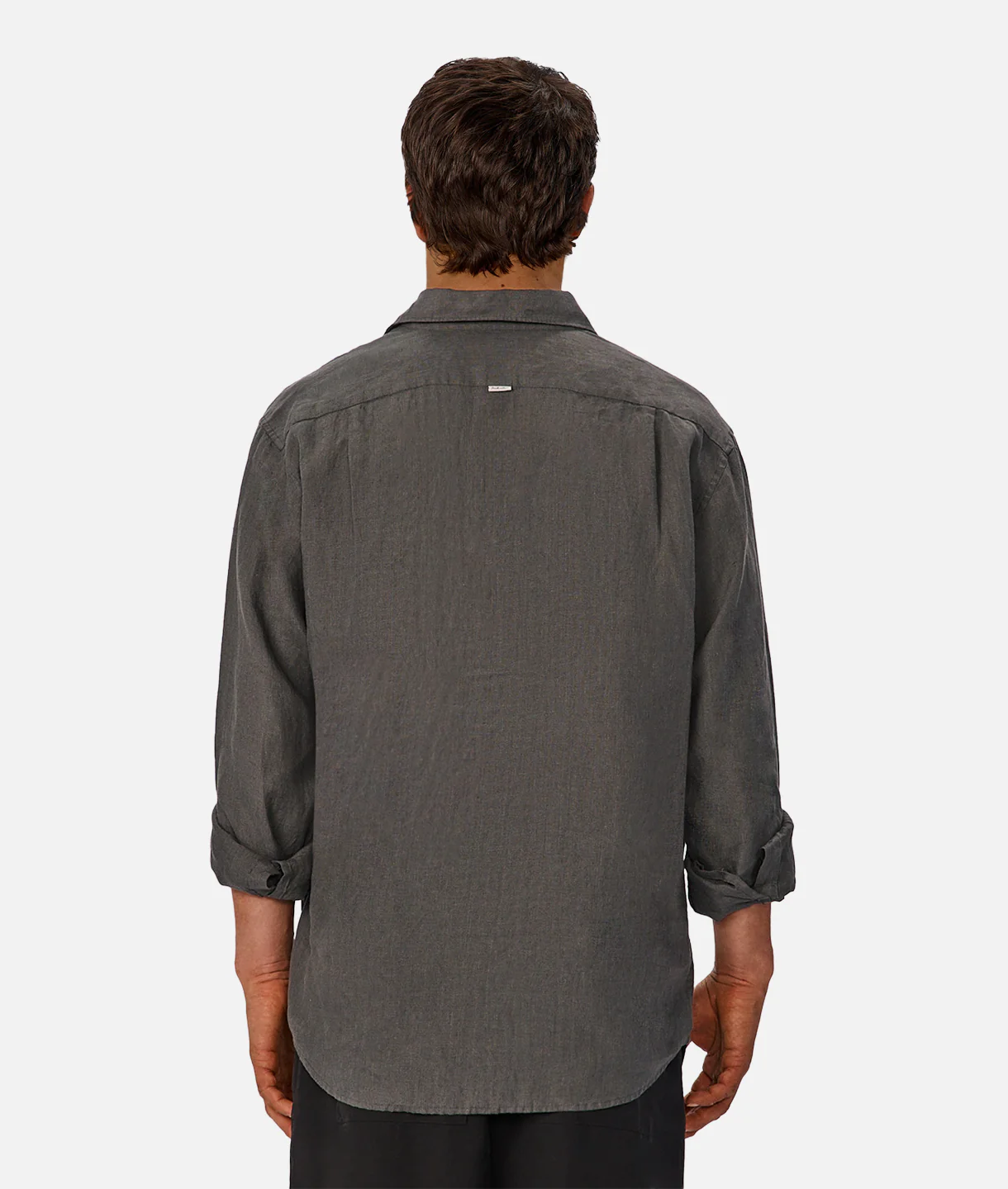 The St Martins Long Sleeve Linen Shirt - Elm