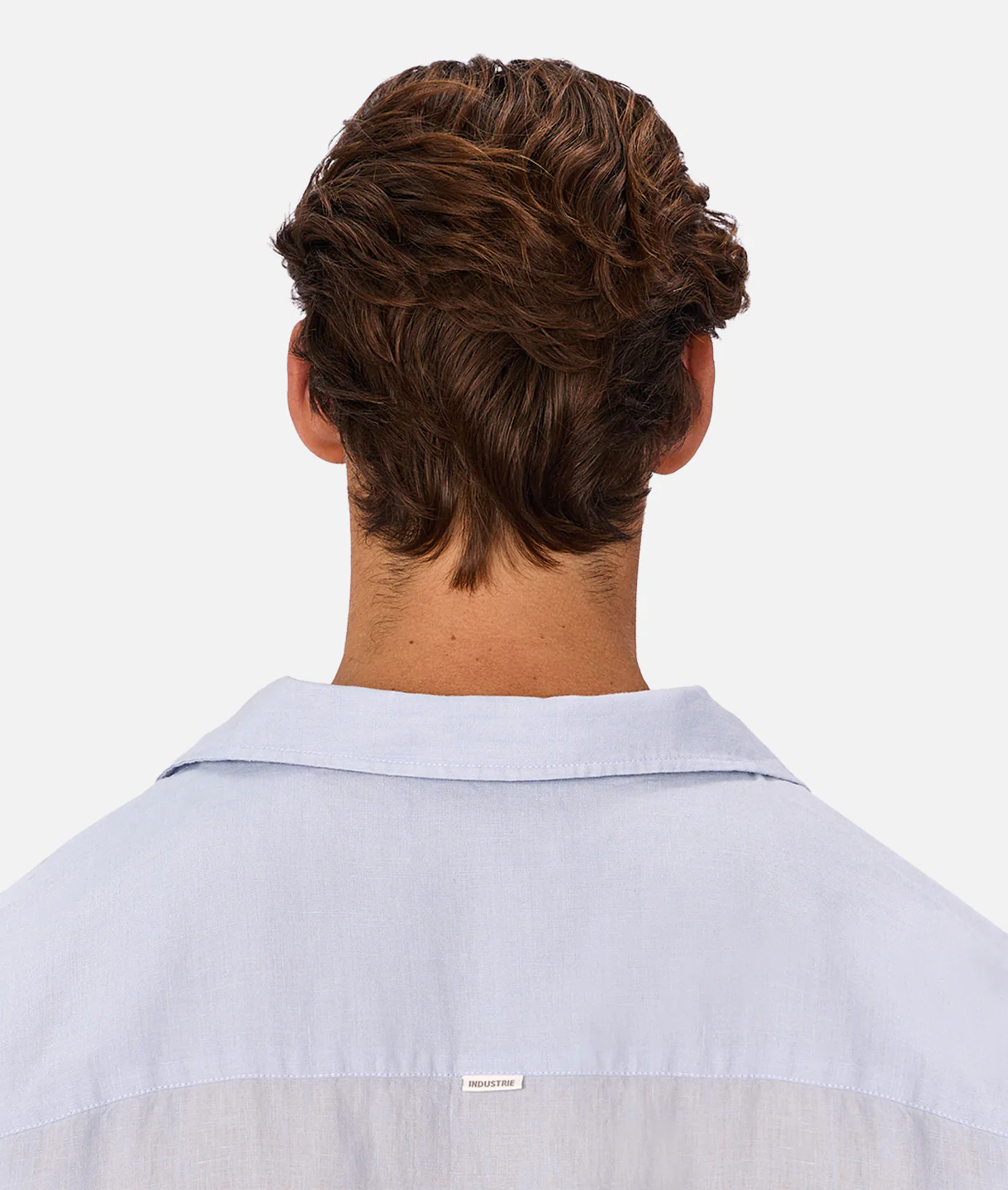 The St Martins Short Sleeve Linen Shirt - Powder Blue