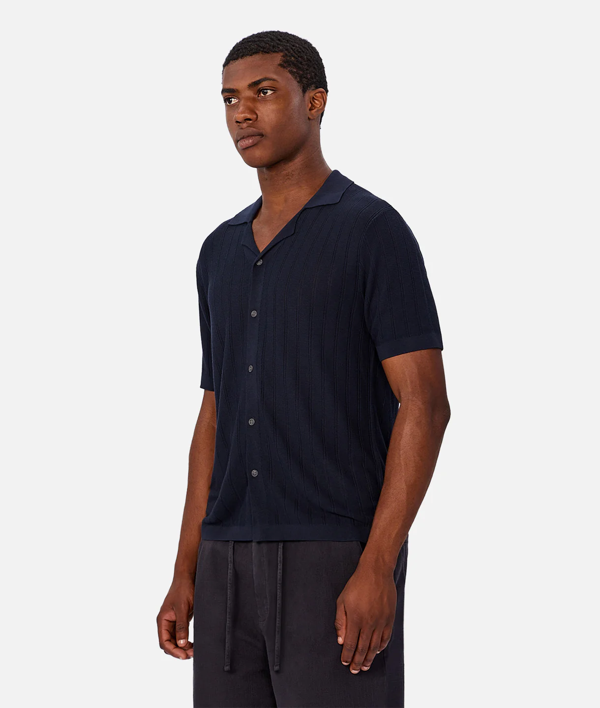 The St Pierre Short Sleeve Shirt - New Navy