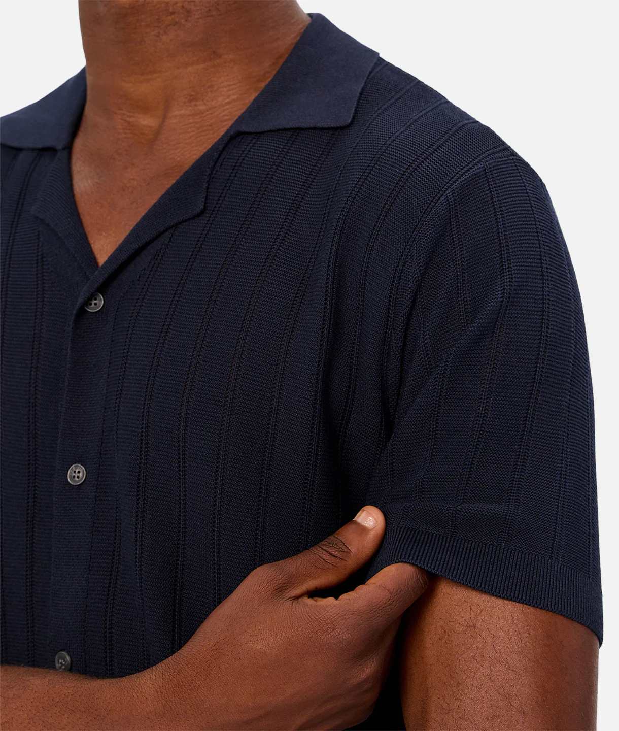 The St Pierre Short Sleeve Shirt - New Navy