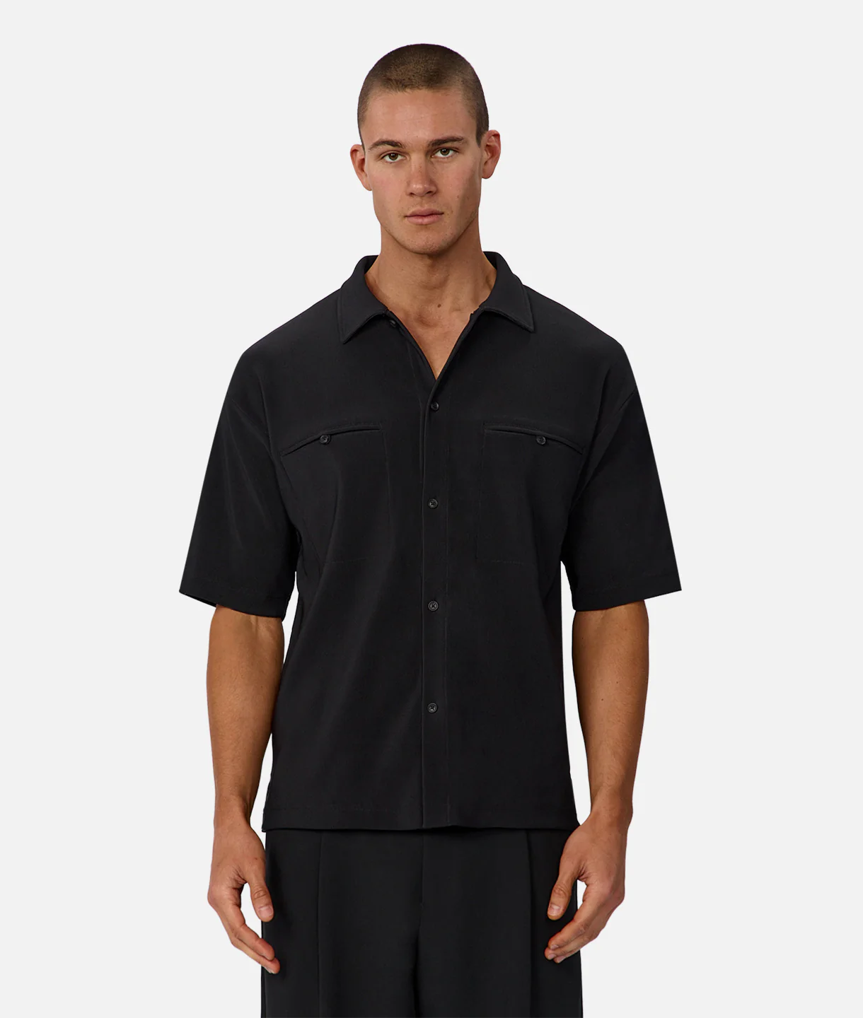 The Tijuana Short Sleeve Shirt - Black