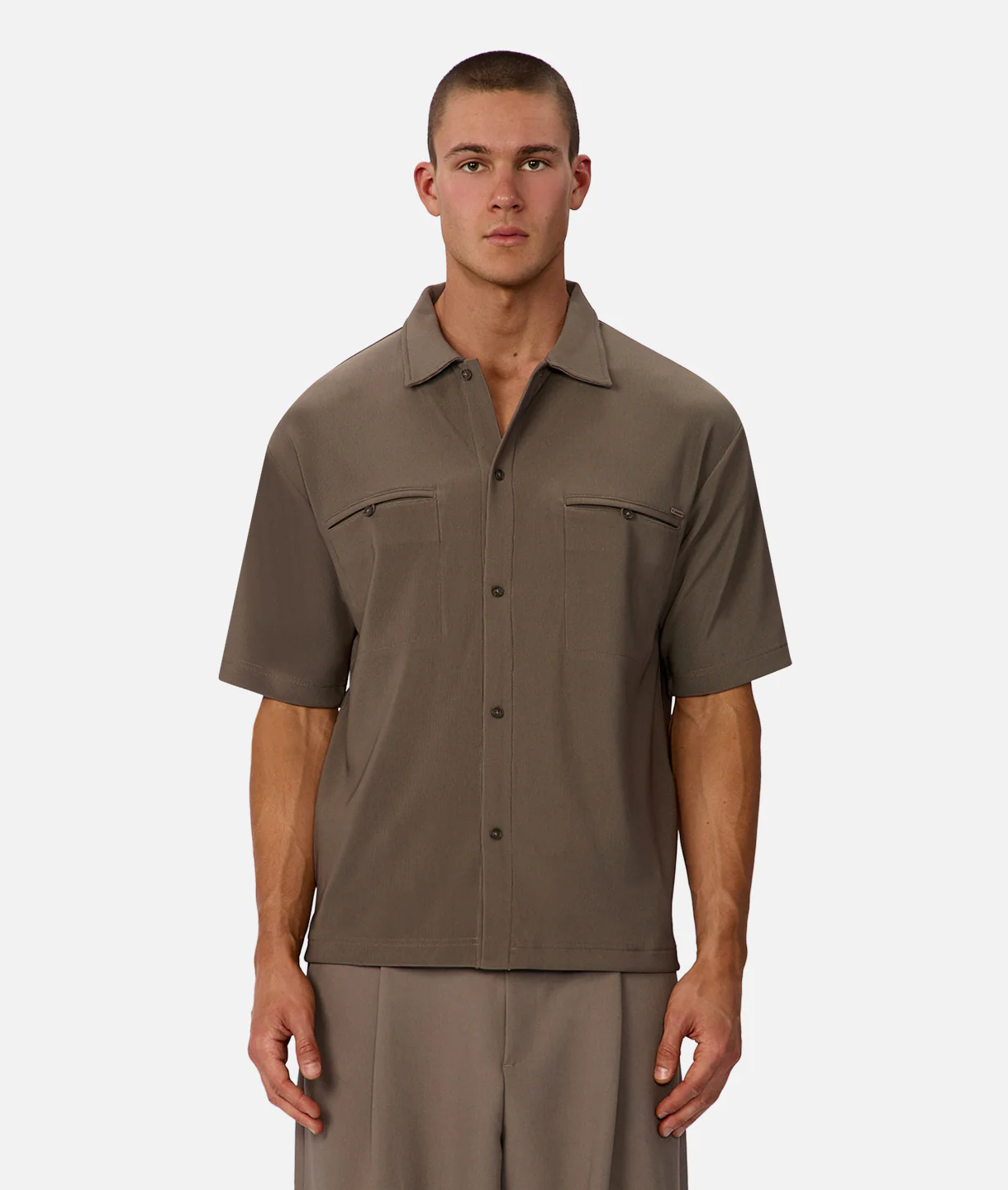 The Tijuana Short Sleeve Shirt - Walnut