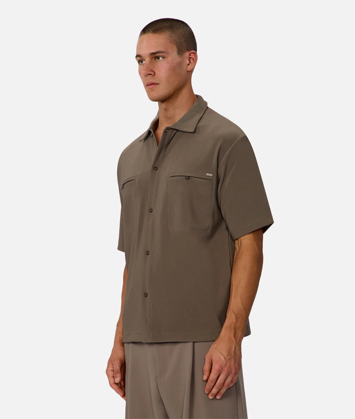 The Tijuana Short Sleeve Shirt - Walnut