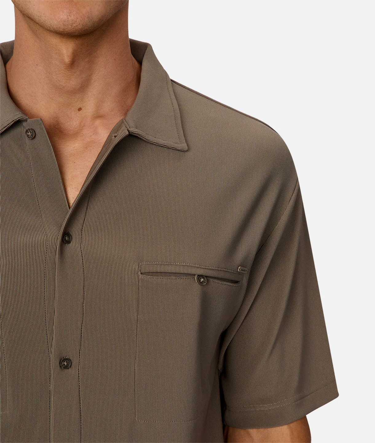 The Tijuana Short Sleeve Shirt - Walnut