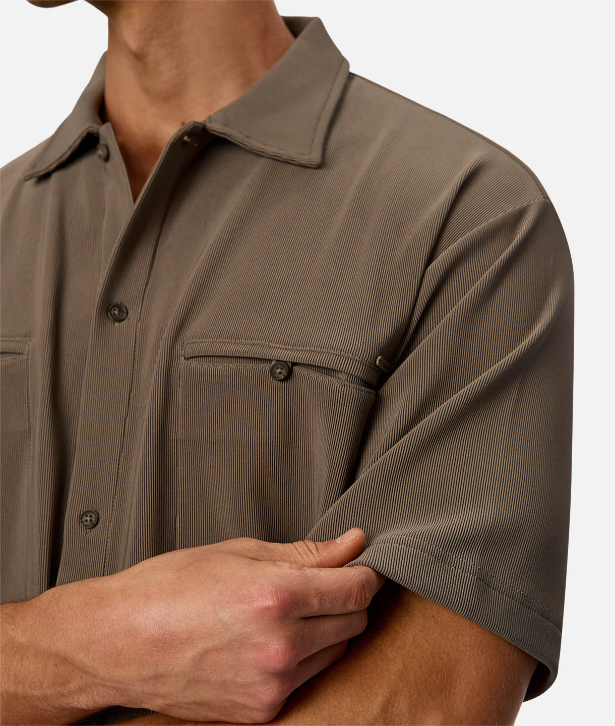 The Tijuana Short Sleeve Shirt - Walnut