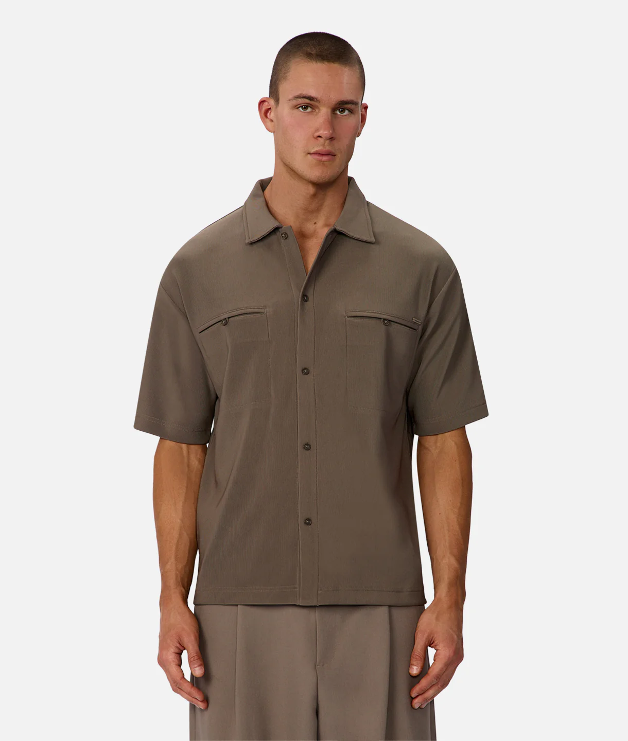 The Tijuana Short Sleeve Shirt - Walnut