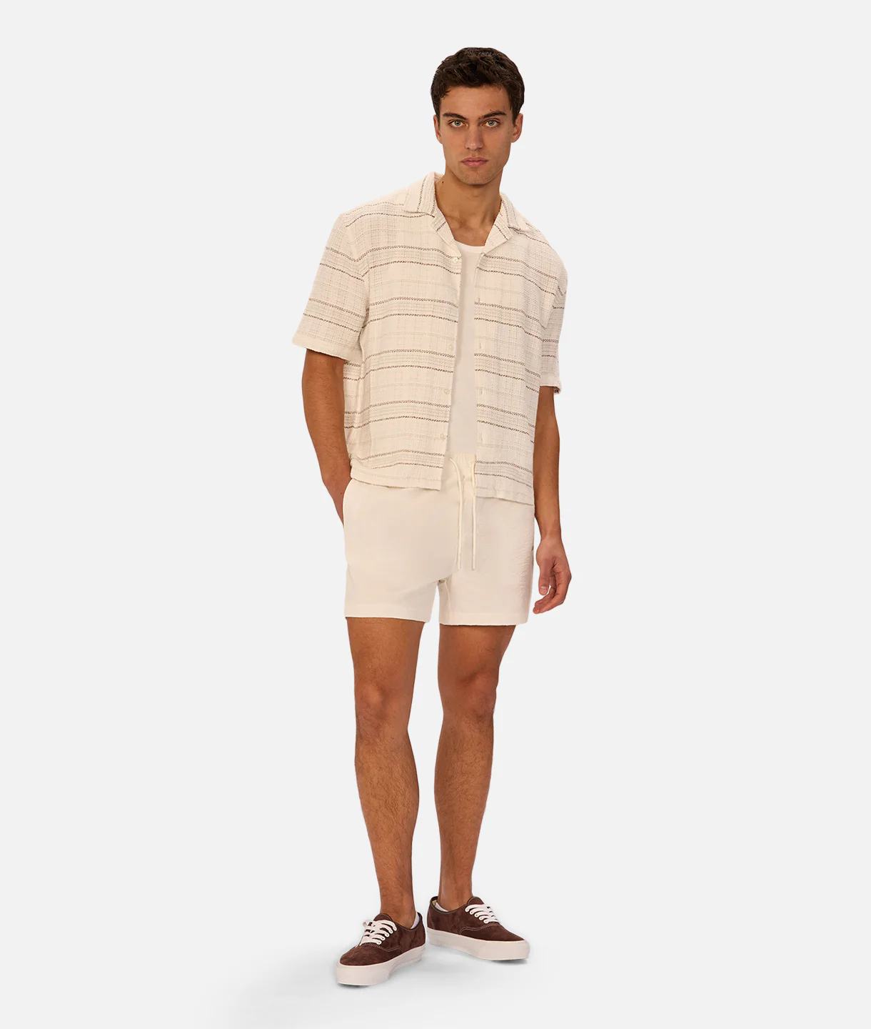 The Tropez Swim Short - Creme