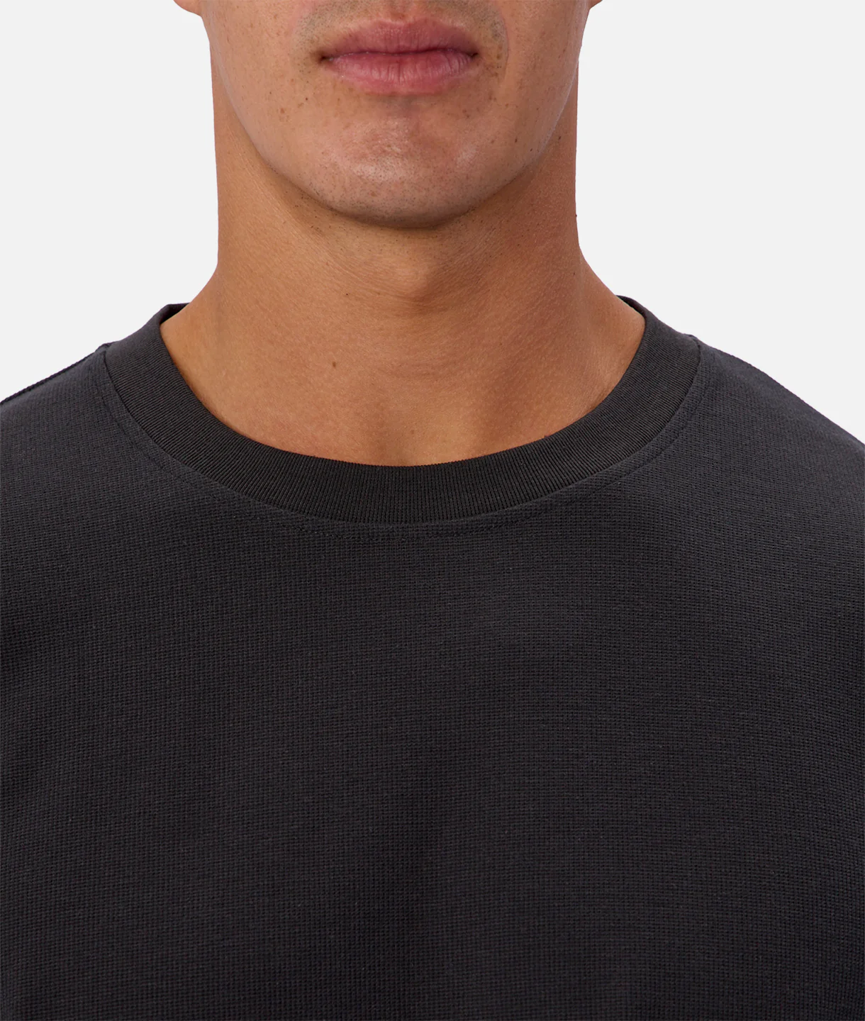 The Waffle Long Sleeve T-Shirt - Black