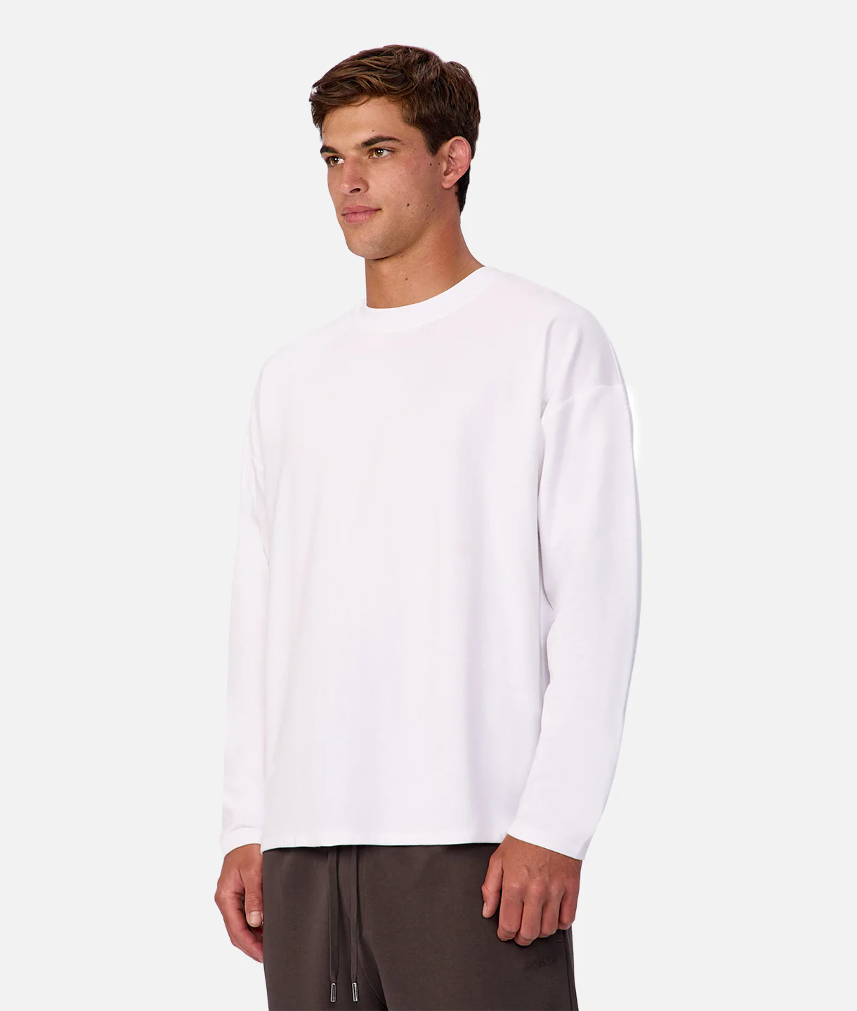 The Waffle Long Sleeve T-Shirt - Chalk