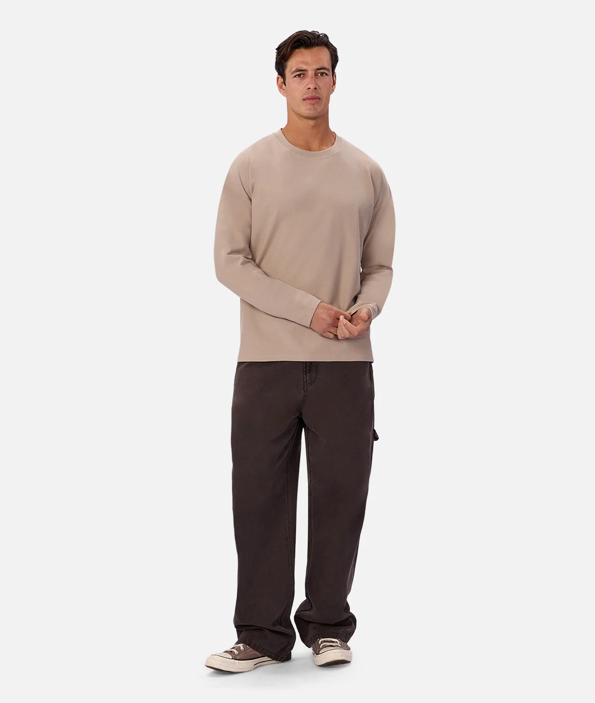 The Waffle Long Sleeve T-Shirt - Mojave