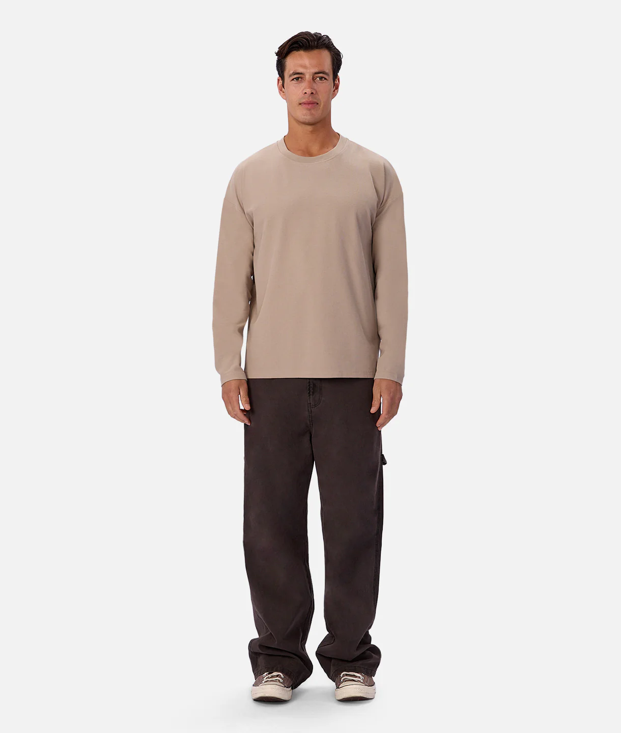 The Waffle Long Sleeve T-Shirt - Mojave