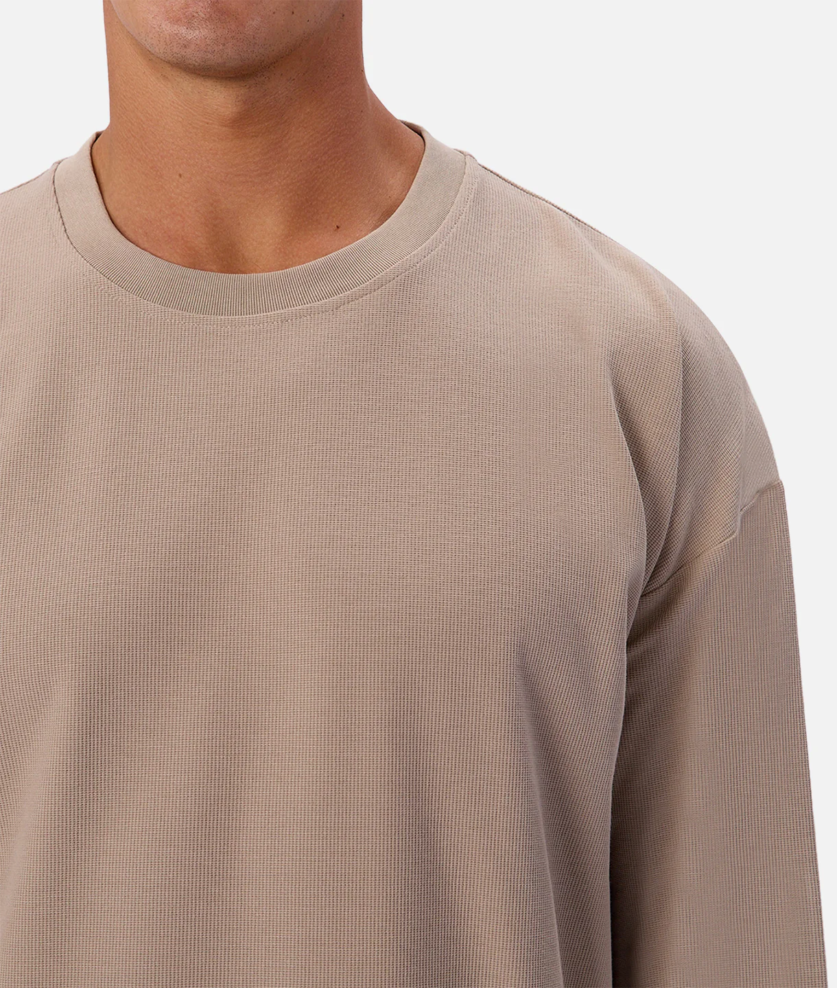 The Waffle Long Sleeve T-Shirt - Mojave