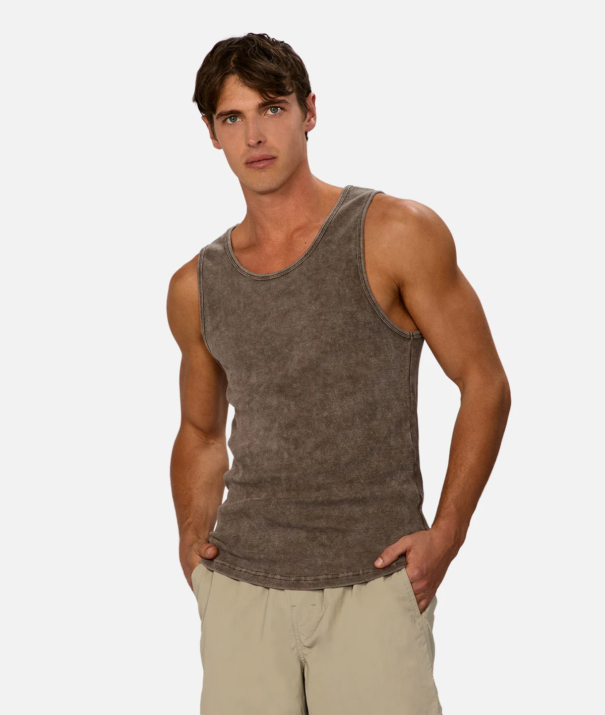 The Washed Brando Ribbed Tank Top