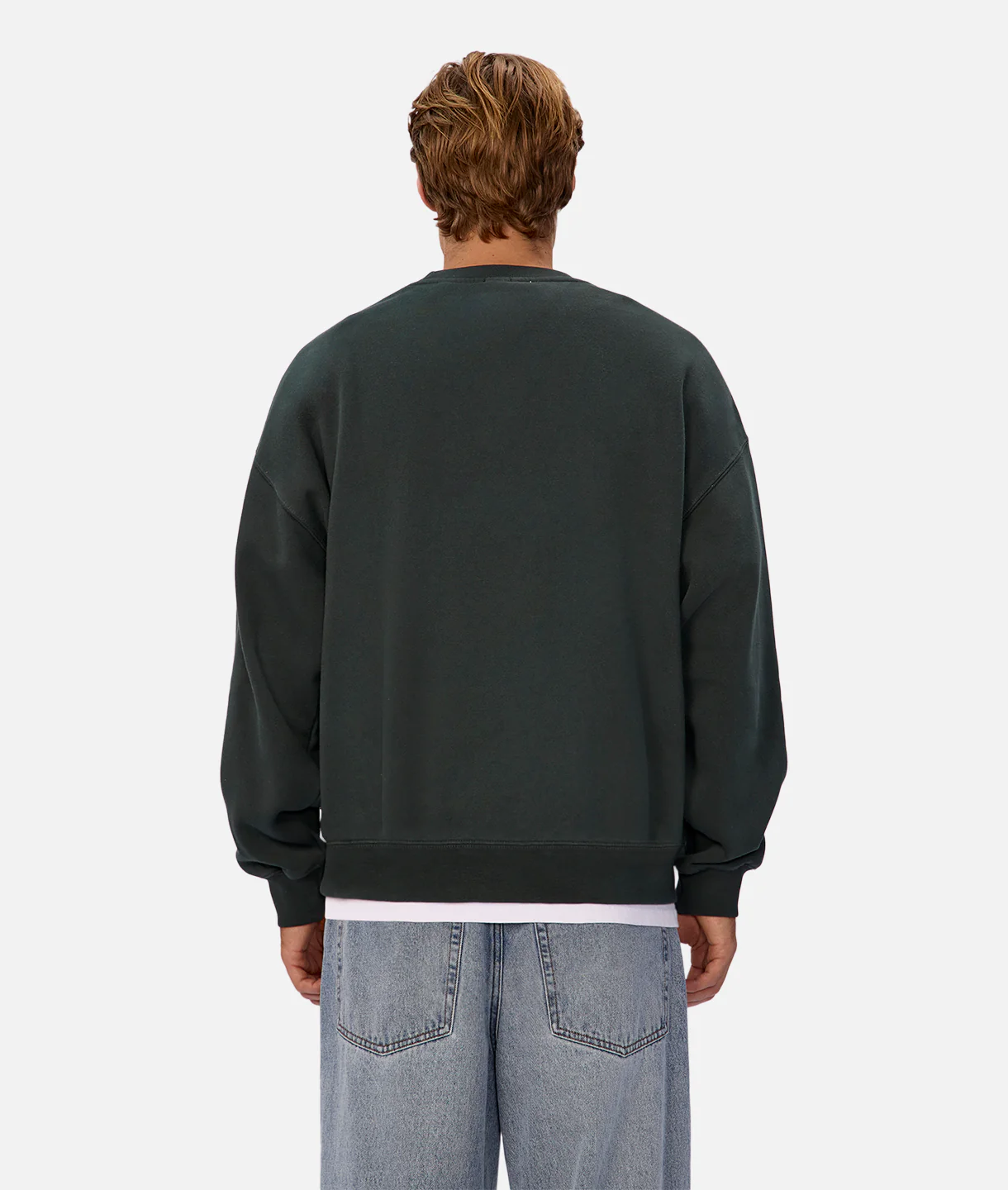 The New Del Sur Washed Sweatshirt - Rich Green
