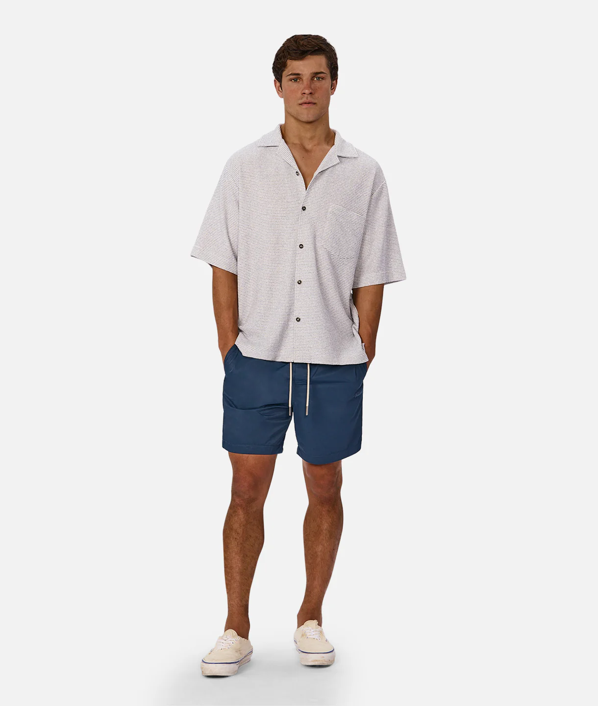 The Westlake Short Sleeve Shirt - Blue / White