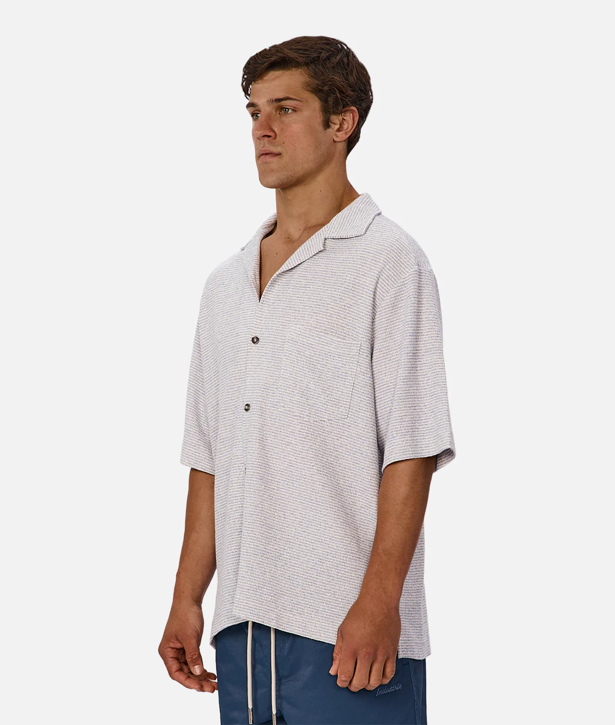The Westlake Short Sleeve Shirt - Blue / White