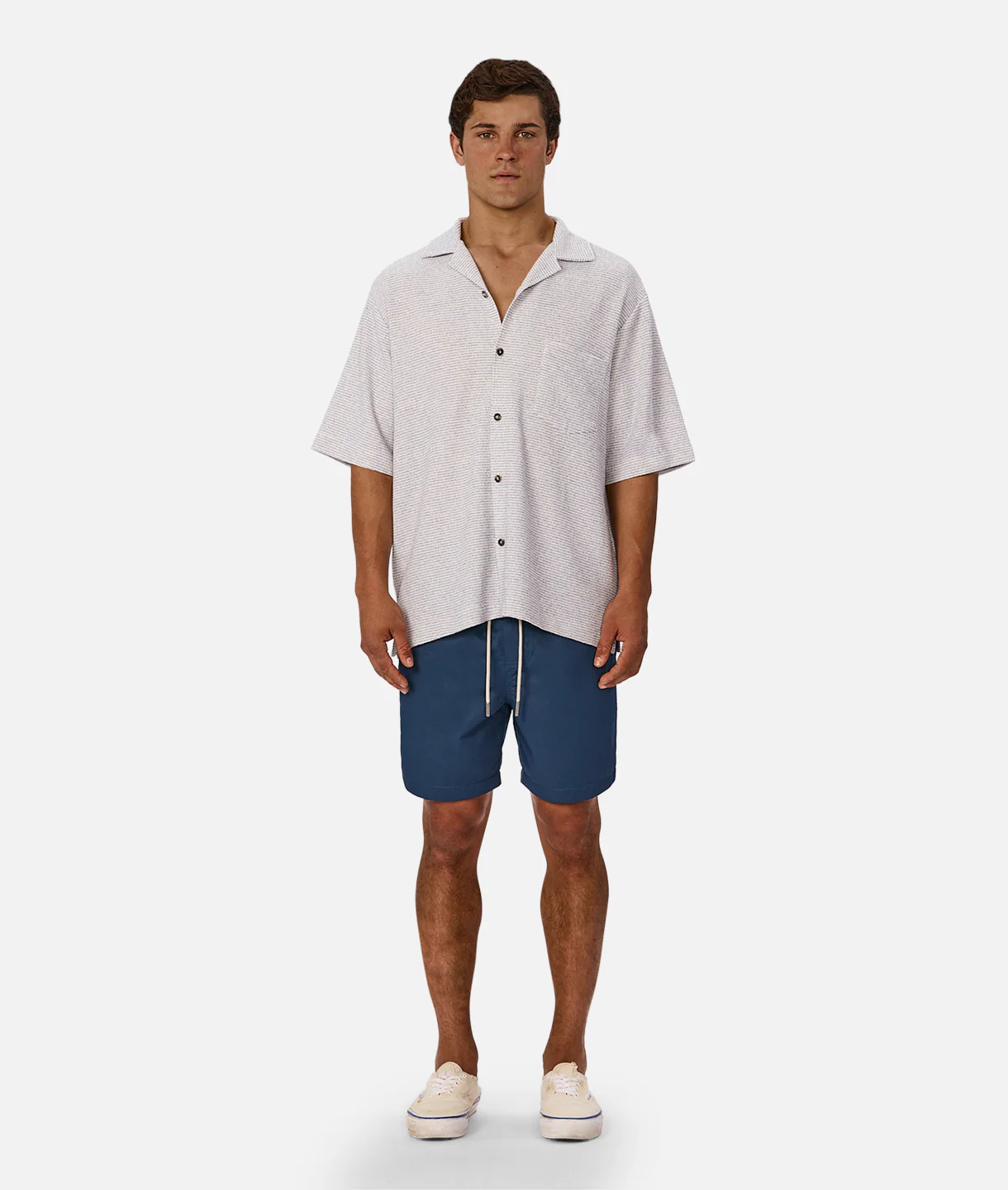 The Westlake Short Sleeve Shirt - Blue / White