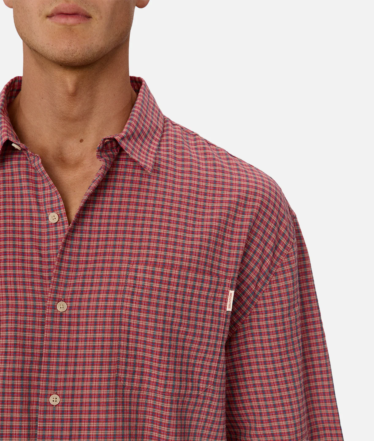 The Wilshire Short Sleeve Shirt - Red Combo