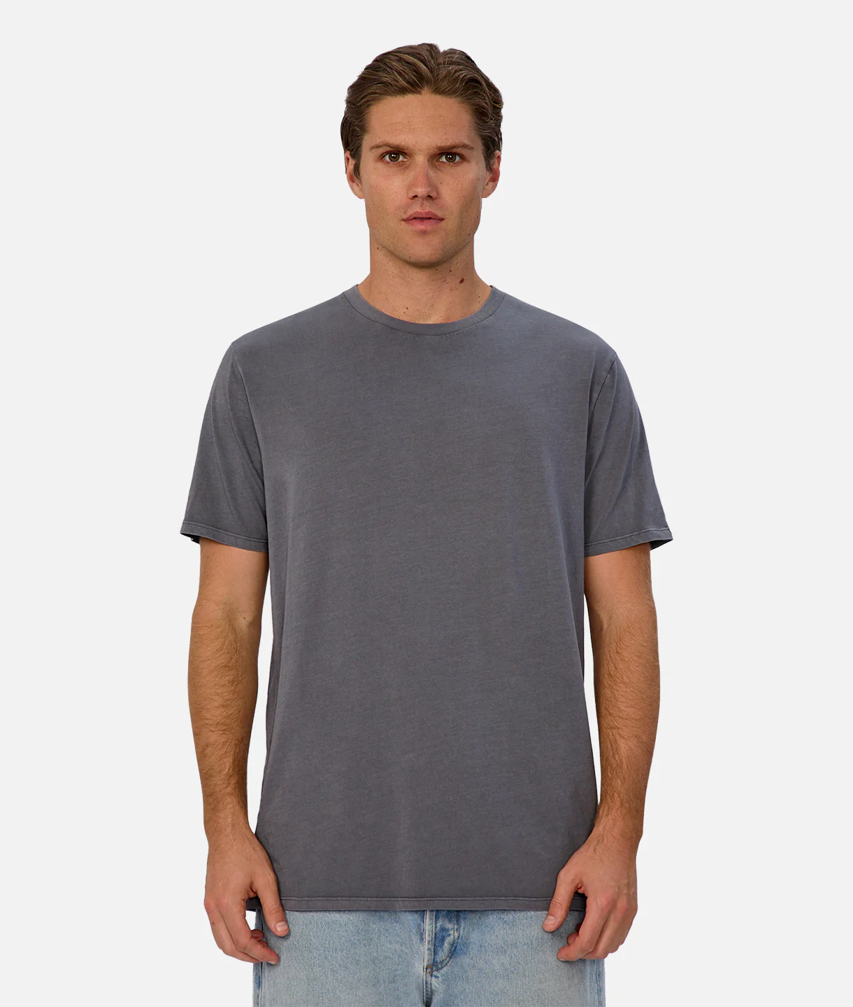 The Basic Classic Crew Neck T-Shirt - PD Slate