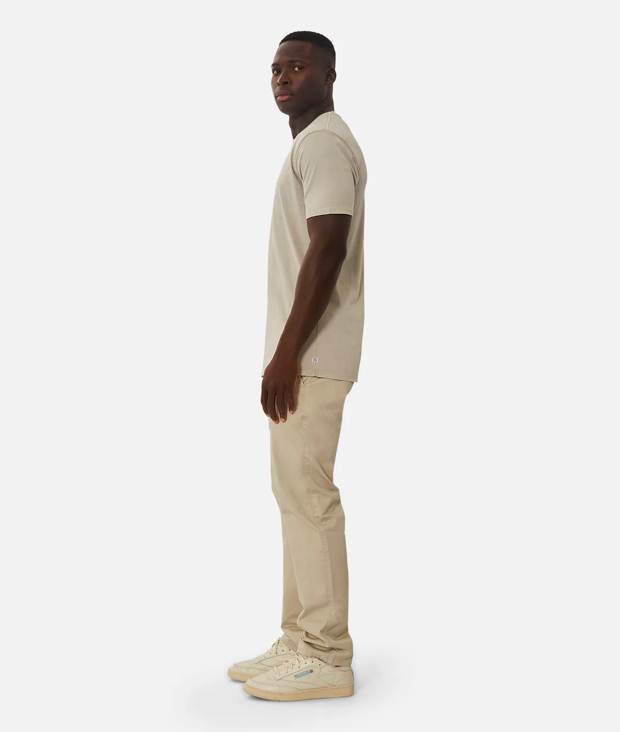 The Basic Classic Crew Neck T-Shirt - OD Stone