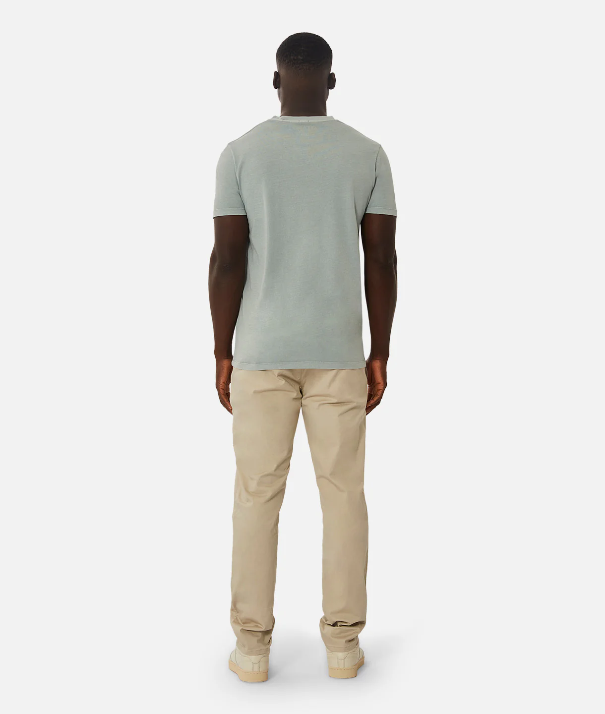 The Basic Classic Crew Neck T-Shirt - PD Faded Blue