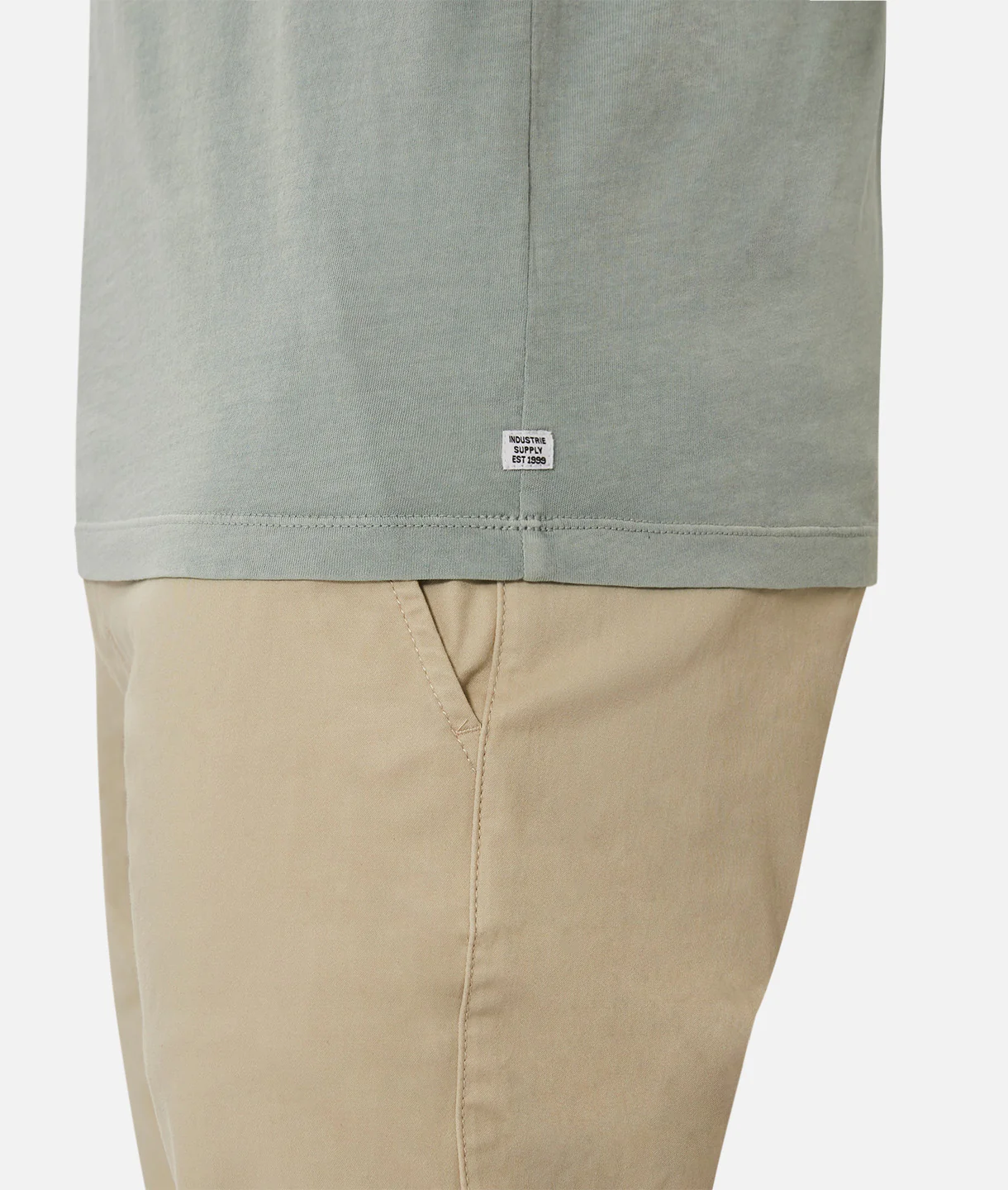 The Basic Classic Crew Neck T-Shirt - PD Faded Blue
