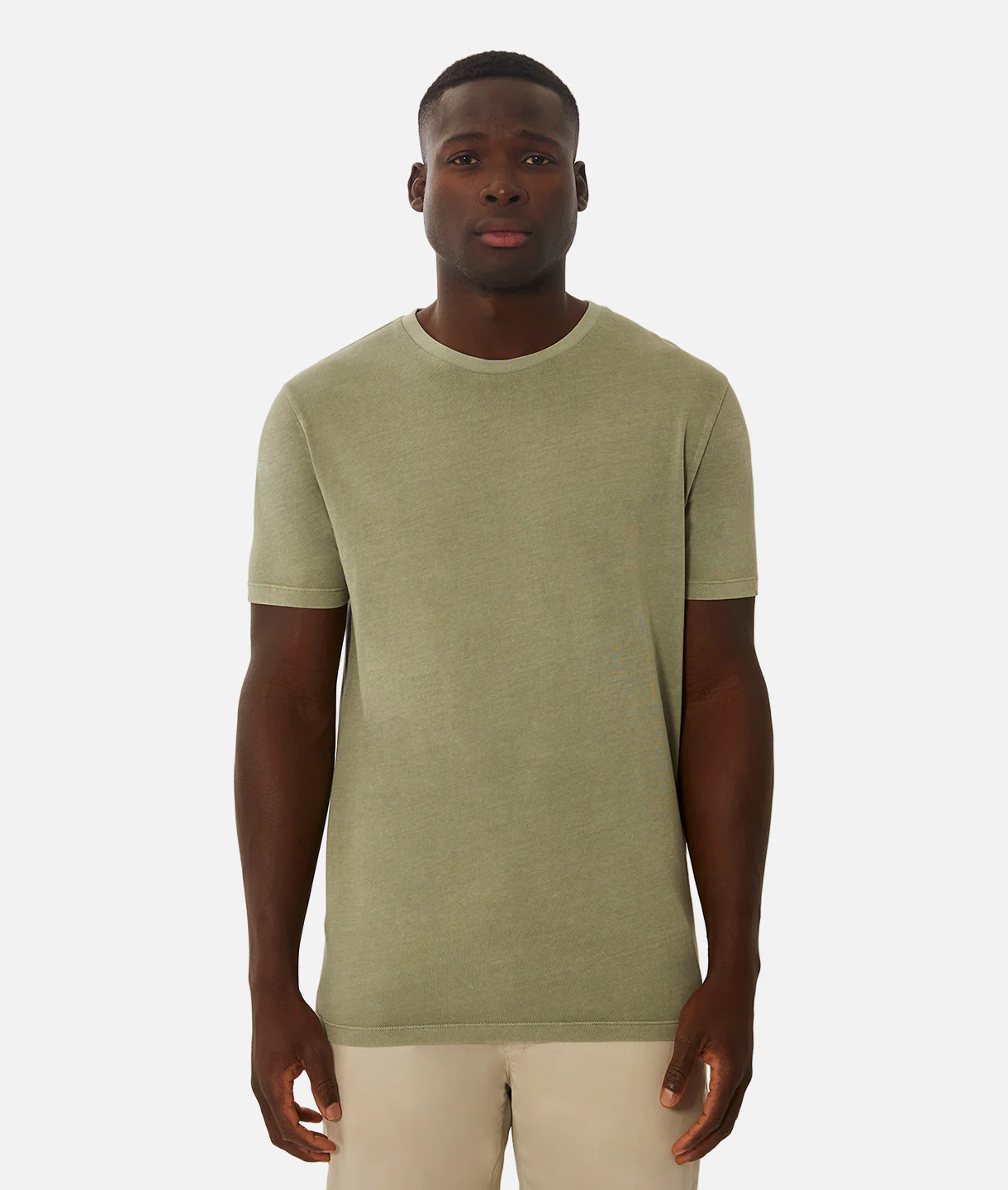 The Basic Classic Crew Neck T-Shirt - PD Lt Sage