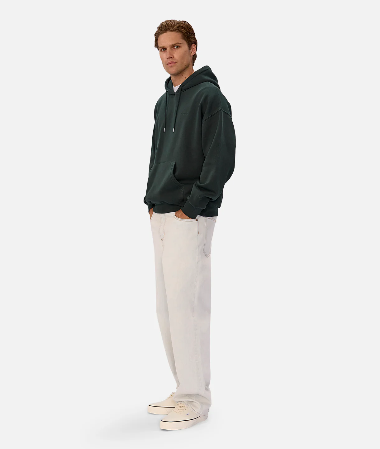 The New Del Sur Washed Hoodie - Rich Green