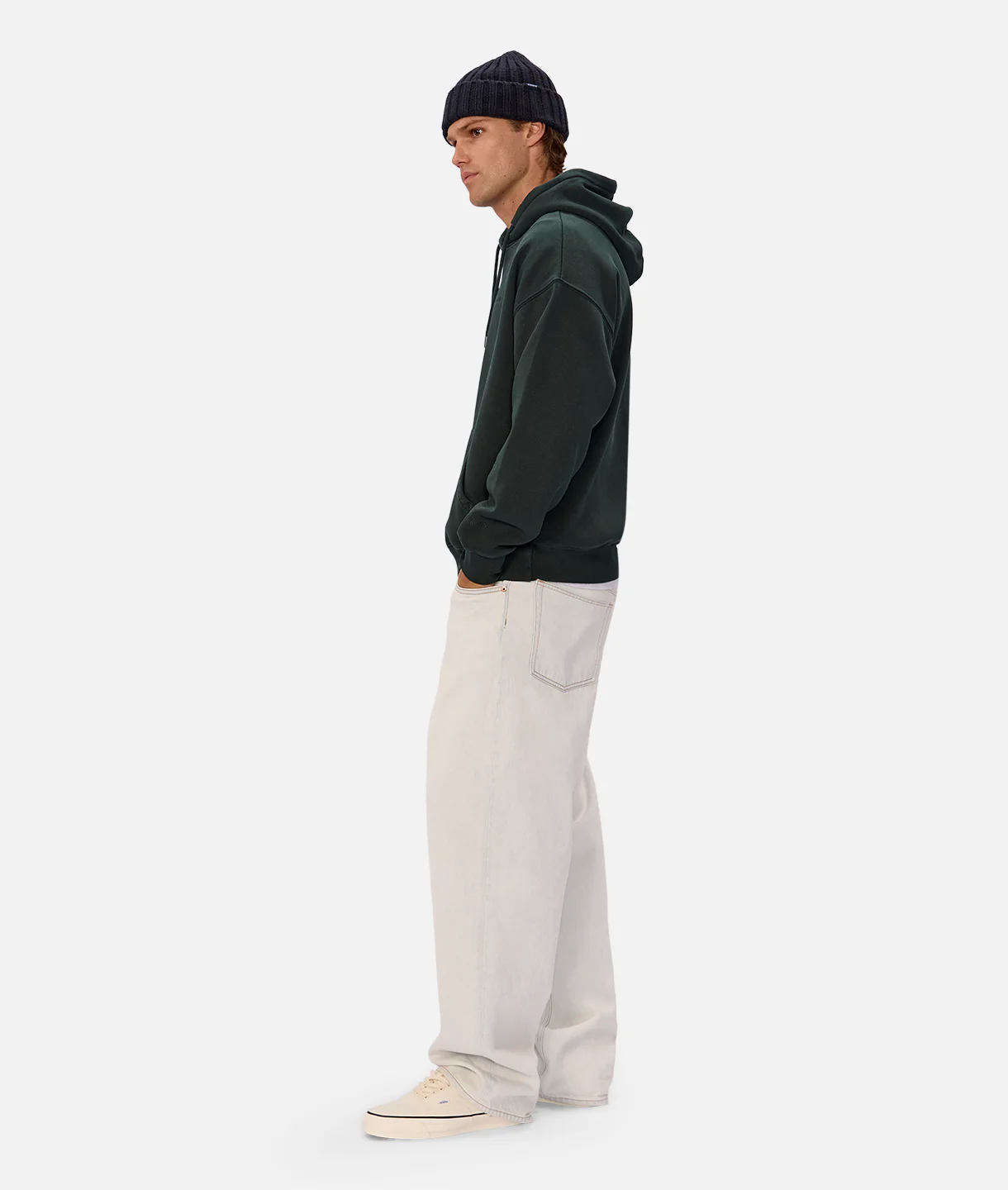 The New Del Sur Washed Hoodie - Rich Green