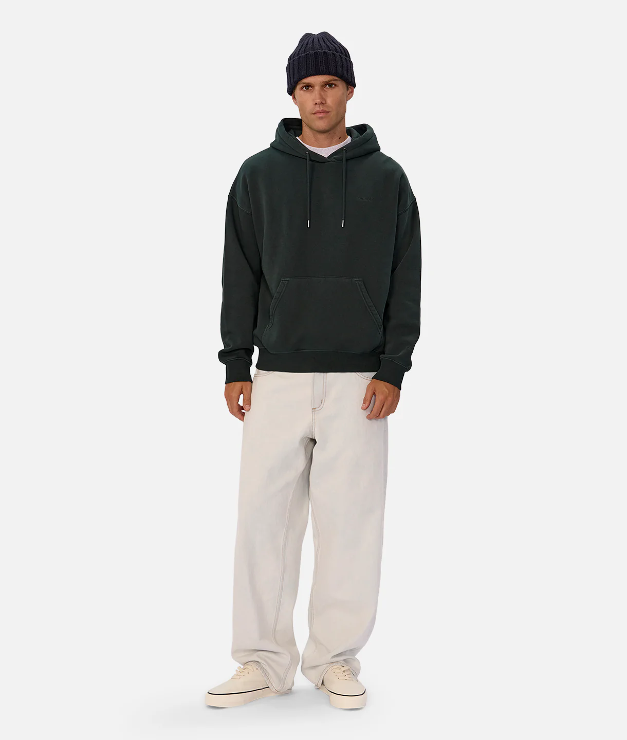 The New Del Sur Washed Hoodie - Rich Green