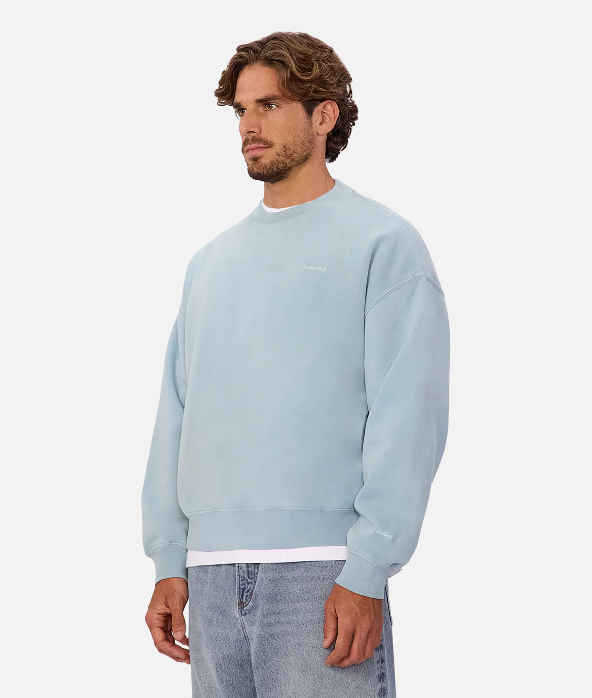 The New Del Sur Washed Sweatshirt - Water Blue