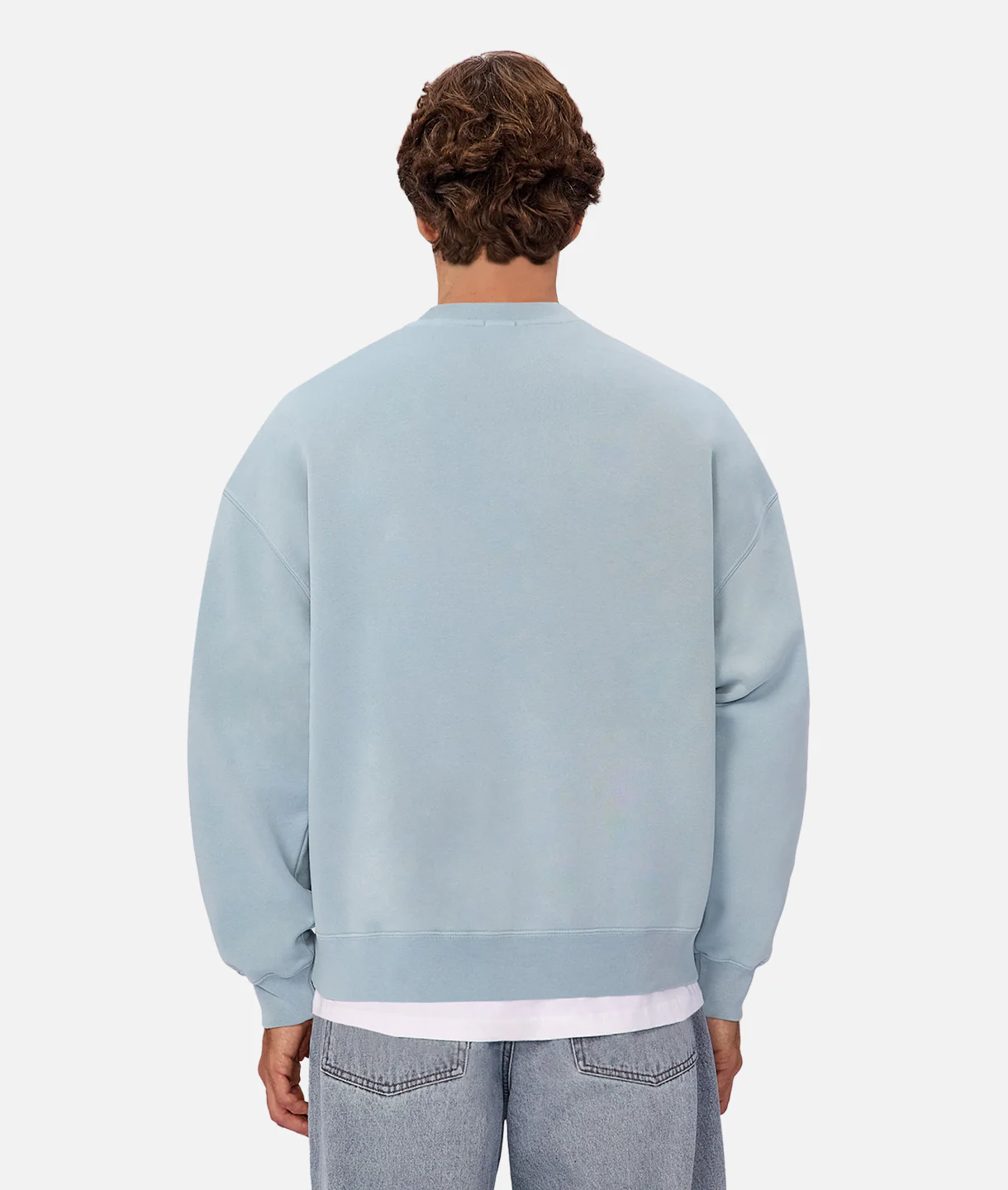 The New Del Sur Washed Sweatshirt - Water Blue