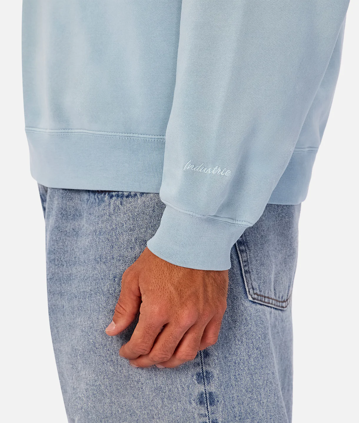 The New Del Sur Washed Sweatshirt - Water Blue
