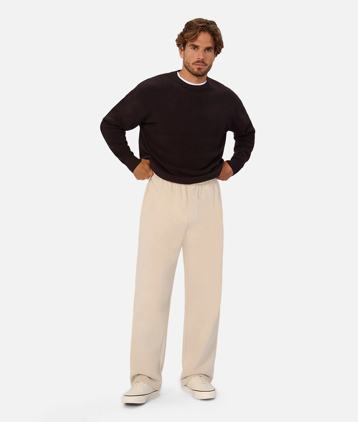 The Astoria Knitted Sweatpant - Washed Sand